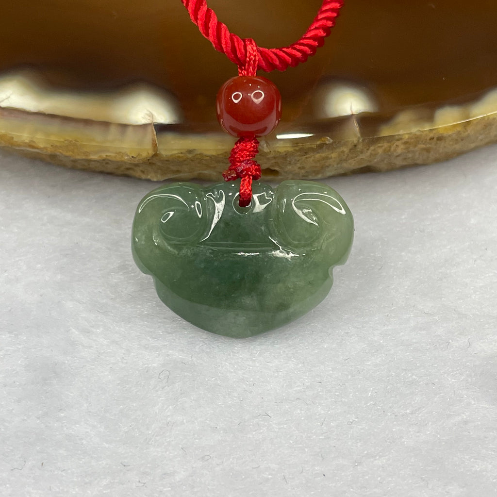 Chinese jade store buddha necklace