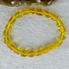 Natural Amber Beads Bracelet 9.07g 10.01 by 7.5 mm 21 Beads - Huangs Jadeite and Jewelry Pte Ltd
