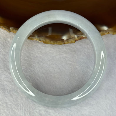Type A Light Lavender Jadeite Bangle 62.85g Inner Diameter 56.3mm 12.6 by 9.7mm - Huangs Jadeite and Jewelry Pte Ltd