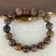 Natural Petersite Peterstone Bracelet 31.59g 11.1 mm 17 Beads - Huangs Jadeite and Jewelry Pte Ltd