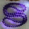 Good Grade Natural Amethyst Necklace 39.96g 52cm 7.5mm 79 Beads