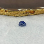 Natural Blue Sapphire Cabochon 4.51ct 9.1 by 7.4 by 5.9mm - Huangs Jadeite and Jewelry Pte Ltd