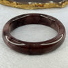 Transparent Purple Quartzite Jade Bangle 天山玉手镯 Internal Diameter 59.5mm 60.70g 15.2 by 9.1mm