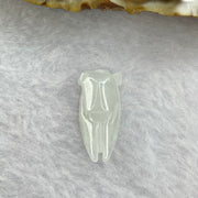 Type A Light Lavender Icy Jadeite Cicada 24.0 by 11.5 by 6.2 mm 2.33g - Huangs Jadeite and Jewelry Pte Ltd