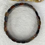 Natural Smoky Quartz Bracelet 31.37g 19cm 12.1 by 8.8 by 4.8 by 24 pcs - Huangs Jadeite and Jewelry Pte Ltd