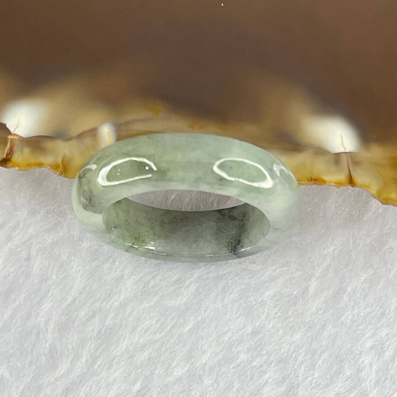 Type A Wuji Grey Jadeite Ring 3.36g 5.8 by 3.5g US6.75 HK14.5