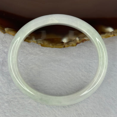 Type A Faint Green Lavender Jadeite Bangle 41.88g Internal Diameter 55.0mm 12.6 by 7.0mm (External Line)