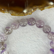 Natural Super 7 Amethyst Beads Bracelet 天然紫超七手链 29.90g 16cm 11.0mm 18 Beads - Huangs Jadeite and Jewelry Pte Ltd