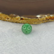 Type A Green Jadeite Bead for Bracelet/Necklace/Earrings/Ring 2.41g 11.4mm - Huangs Jadeite and Jewelry Pte Ltd