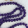 Good Grade Natural Amethyst Necklace 46.18g 53cm 7.8mm 75 Beads