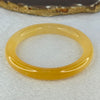 Transparent Orange to Yellow Quartzite Jade Bangle 天山玉手镯 Internal Diameter 57.3mm 38.10g 9.6 by 9.6mm