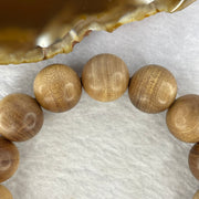 Natural Wild Old India Sandalwood Bracelet 老山檀手链  23.74g 15.2 mm 15 Beads - Huangs Jadeite and Jewelry Pte Ltd