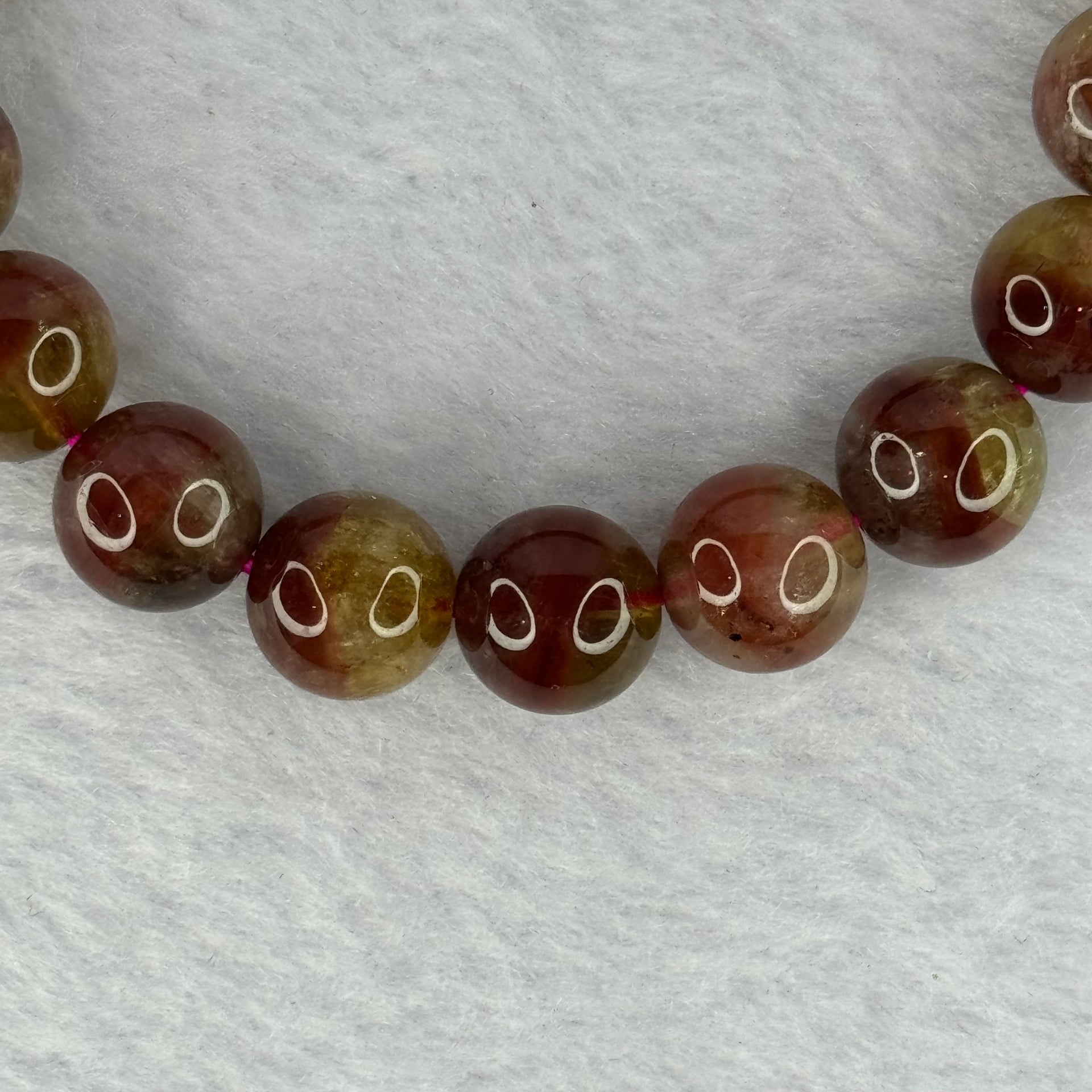 Above Average Natural Auralite 23 Bracelet 天然激光23手链 32.04g 17.5cm 10.7mm 19 Beads - Huangs Jadeite and Jewelry Pte Ltd