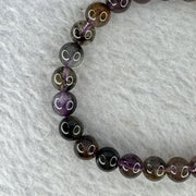 Natural Auralite Crystal Bracelet 极光手链 13.41g 7.2 mm 26 Beads - Huangs Jadeite and Jewelry Pte Ltd