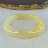 Transparent Yellow White Orange Quartzite Jade Bangle 天山玉手镯 Internal Diameter 53.5mm 48.52g 13.3 by 8.8mm