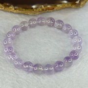 Natural Super 7 Amethyst Beads Bracelet 天然紫超七手链 22.67g 16cm 9.4mm 21 Beads - Huangs Jadeite and Jewelry Pte Ltd