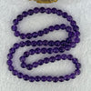 Good Grade Natural Amethyst Necklace 40.44g 52cm 7.3mm 79 Beads