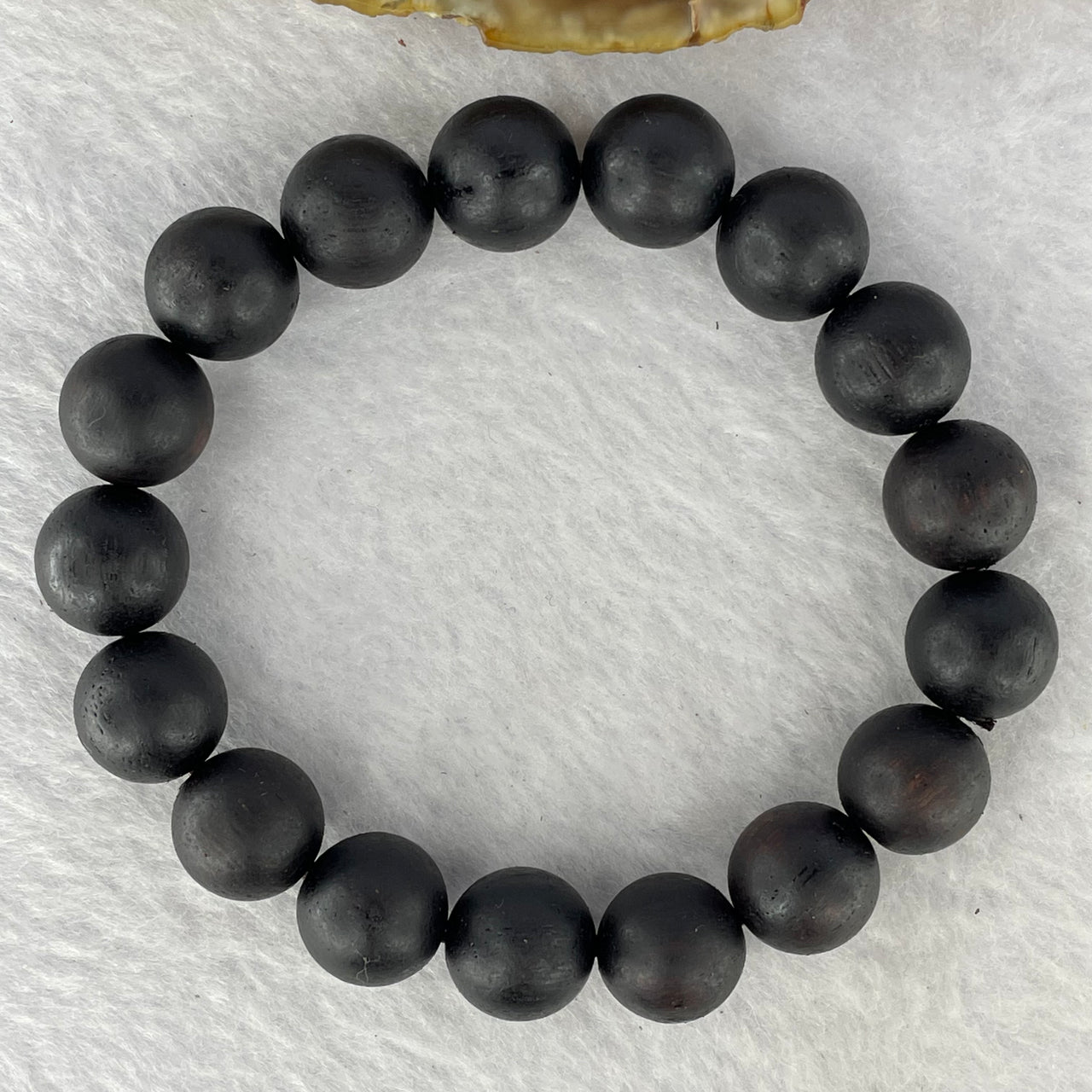 Natural Wild Hainan Jiang Zhen Xiang ( Acronychia Pedunculata) Beads Bracelet (Sinking Type) 天然野生海南降真香珠手链  14.43g 18cm /12.1mm 17 Beads - Huangs Jadeite and Jewelry Pte Ltd