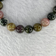 Natural Multi-Colour Tourmaline Gemstone Bracelet 27.98g 10.0 mm 20 Beads - Huangs Jadeite and Jewelry Pte Ltd