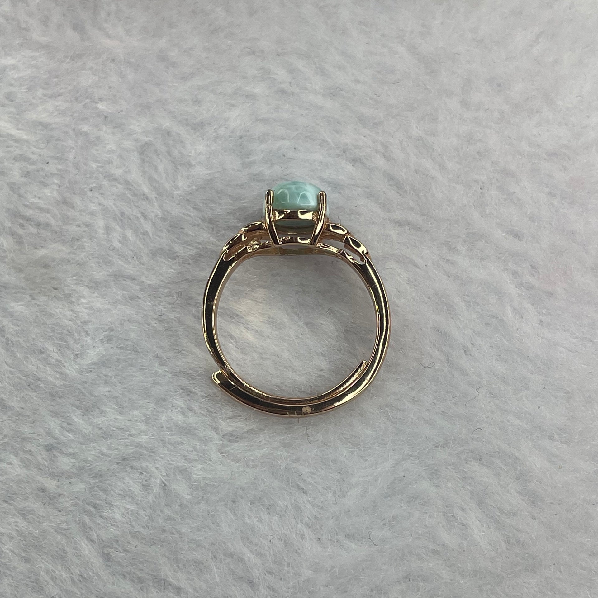 Larima 7.0 by 8.9 by 2.8 mm (estimated) in 925 Silver Ring 2.31g - Huangs Jadeite and Jewelry Pte Ltd