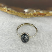 Good Grade Natural Super 7 Crystal in 925 Sliver Ring (Adjustable Size) 天然超级七水晶 925 银戒指（可调节尺寸) 1.88g 9.7 by 6.7 by 4.8mm - Huangs Jadeite and Jewelry Pte Ltd