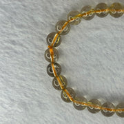 Natural Golden Rutilated Quartz Beads 天然金发水晶手链 14.74g 15cm 7.9mm 24 Beads - Huangs Jadeite and Jewelry Pte Ltd