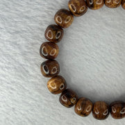 Natural Hainan Huang Huali Rosewood Beads Bracelet 天然海南黄花梨手链 11.18g 17cm 10.9mm 20 Beads - Huangs Jadeite and Jewelry Pte Ltd