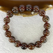 Natural Auralite Crystal Bracelet 极光手链 38.73g 11.8 mm 18 Beads - Huangs Jadeite and Jewelry Pte Ltd