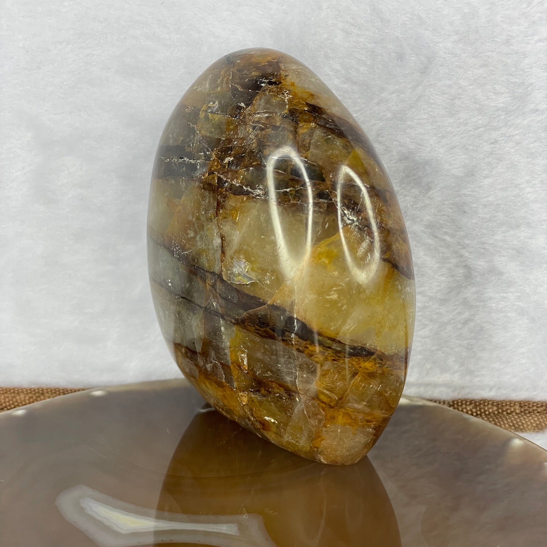 Natural Ferruginous Quartz Display 387.8g 86.2 by 73.4 by 39.2 mm - Huangs Jadeite and Jewelry Pte Ltd