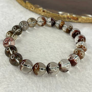 Natural Mixed Color Phantom Quartz Bracelet 32.87g 18cm 10.5mm 20 Beads - Huangs Jadeite and Jewelry Pte Ltd