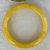 Yellow Quartzite Jade Bangle 天山玉手镯 Internal Diameter 62.6mm 74.70g 18.1 by 8.8mm