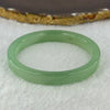 Green Quartzite Jade Bangle 天山玉手镯 28.09g Internal Diameter 58.3mm 9.8 by 6.9mm