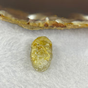 Natural Golden Rutilated Quartz Pixiu Charm/Pendent 3.78g 20.0g by 12.1 by 9.3mm - Huangs Jadeite and Jewelry Pte Ltd