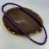 Good Grade Natural Amethyst Necklace 39.39g 52cm 7.2mm 79 Beads