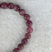 Above Average Natural Almandine Garnet Bracelet 15.33g 16cm 7.3mm 26 Beads - Huangs Jadeite and Jewelry Pte Ltd