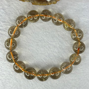 Natural Golden Rutilated Quartz Beads 天然金发水晶手链 50.25g 18cm 13.2mm 16 Beads - Huangs Jadeite and Jewelry Pte Ltd