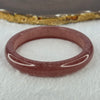 Strawberry Quartz Bangle 草莓水晶手链 41.04g Internal Diameter 58.7mm 12.0 by 8.2mm