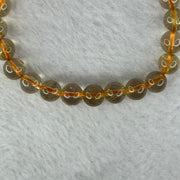 Natural Golden Rutilated Quartz Beads 天然金发水晶手链 14.72g 15cm 7.9mm 24 Beads - Huangs Jadeite and Jewelry Pte Ltd