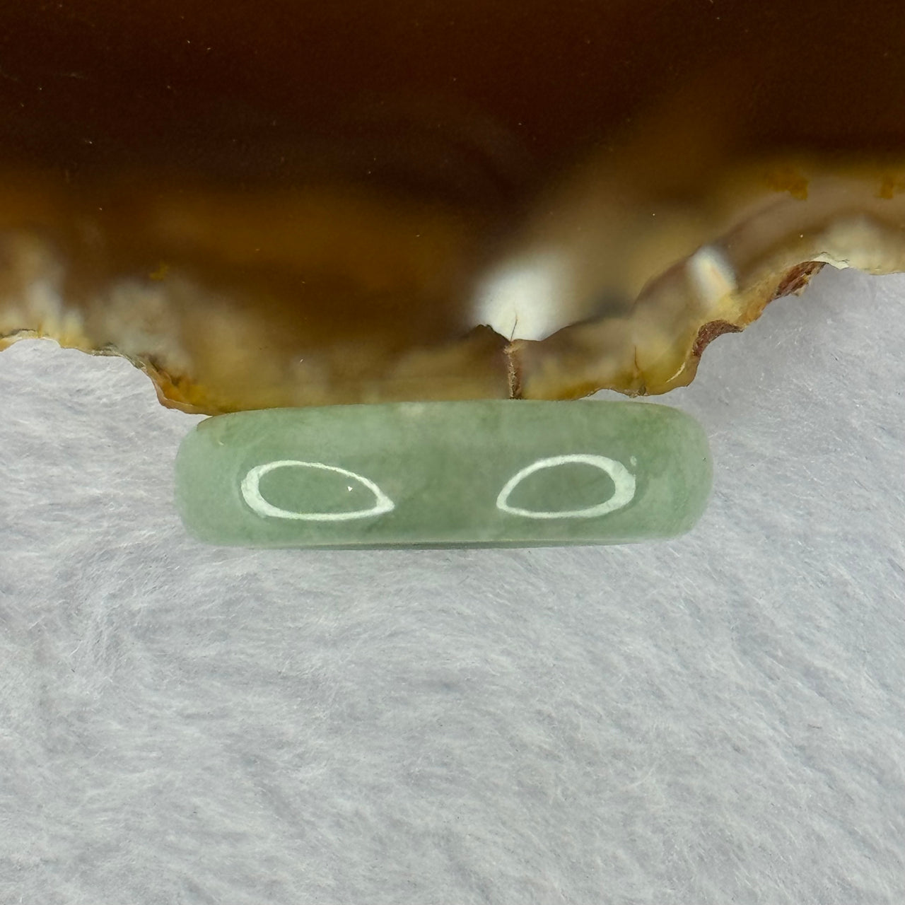 Type A Green Jadeite Ring 4.29g 6.1 by 4.0mm US7 HK15.5