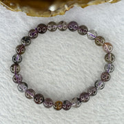 Natural Auralite Crystal Bracelet 极光手链 13.57g 7.2 mm 27 Beads - Huangs Jadeite and Jewelry Pte Ltd