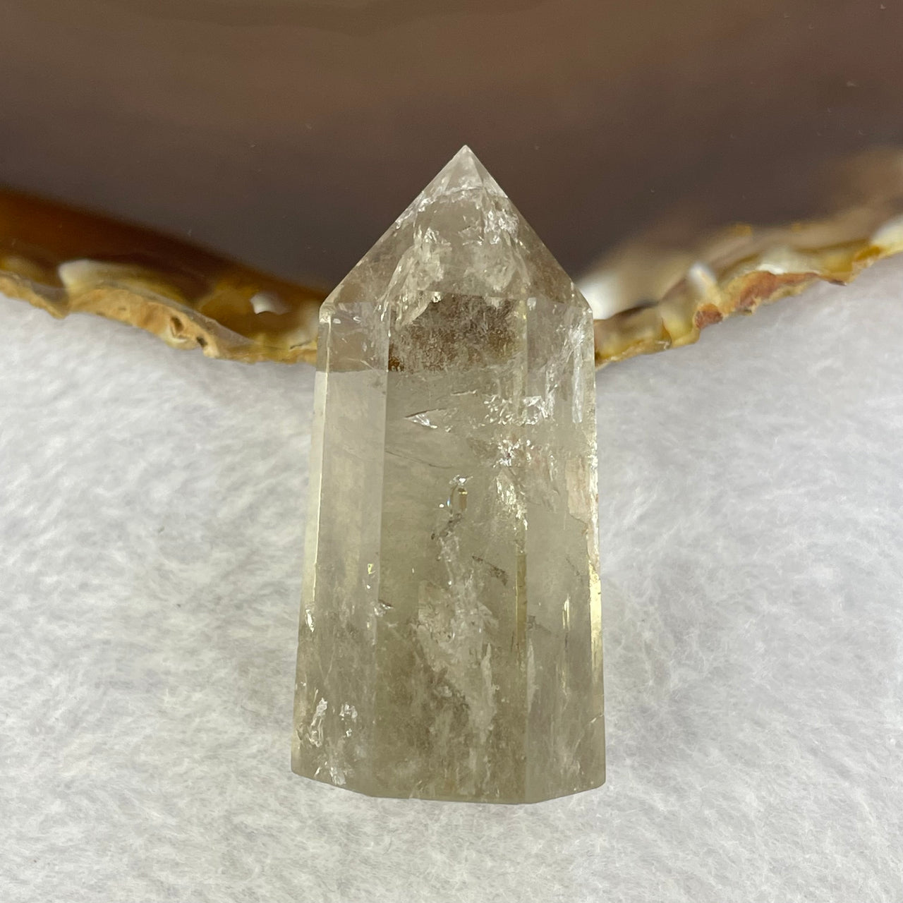 Natural Smoky Quartz Mini Tower Display 30.06g 47.0 by 23.2 by 19.8mm - Huangs Jadeite and Jewelry Pte Ltd