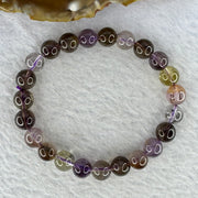 Natural Auralite Crystal Bracelet 极光手链 17.04g 8.3 mm 23 Beads - Huangs Jadeite and Jewelry Pte Ltd