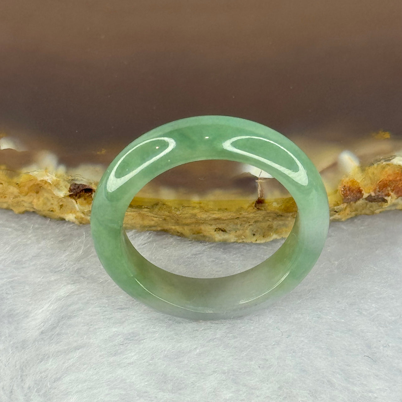 Type A Green and Lavender Jadeite Ring 2.81g 5.2 by 3.2mm US7.5 HK16.25