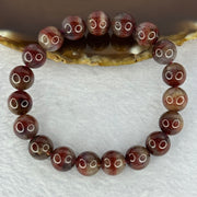 Above Average Natural Auralite 23 Bracelet 天然激光23手链 32.27g 17.5cm 10.9mm 19 Beads - Huangs Jadeite and Jewelry Pte Ltd