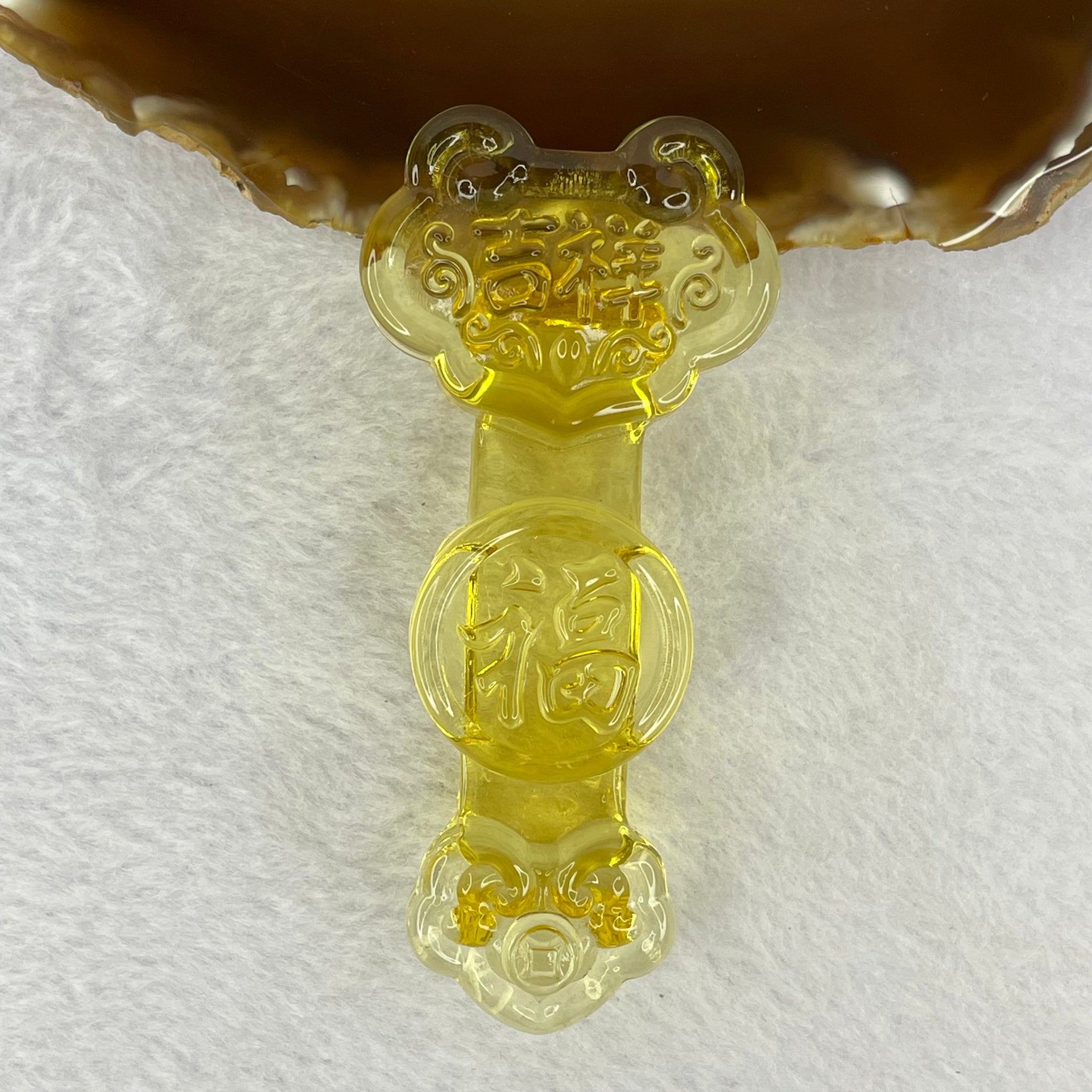 Golden Gold Ruyi Luili 50.78g 90.9 by 40.3 by 22.4mm - Huangs Jadeite and Jewelry Pte Ltd