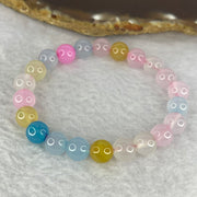 Natural Morganite Beads Bracelet 16.31g 8.3 mm 22 Beads - Huangs Jadeite and Jewelry Pte Ltd