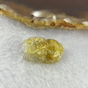 Natural Golden Rutilated Quartz Pixiu Charm/Pendent 3.78g 20.0g by 12.1 by 9.3mm - Huangs Jadeite and Jewelry Pte Ltd