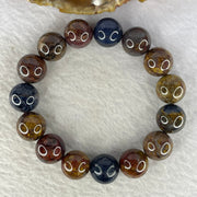 Natural Petersite Peterstone Bracelet 52.55g 13.7mm 15 Beads - Huangs Jadeite and Jewelry Pte Ltd