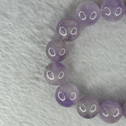 Natural Super 7 Amethyst Beads Bracelet 天然紫超七手链 60.00g 18.5cm 14.8mm 15 Beads - Huangs Jadeite and Jewelry Pte Ltd