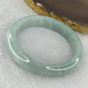 Type A Highly Translucent Jelly Sky Blue Jadeite Bangle 49.68g 12.9 by 7.4 mm Internal Diameter 55.1 mm (Close to Perfect) - Huangs Jadeite and Jewelry Pte Ltd